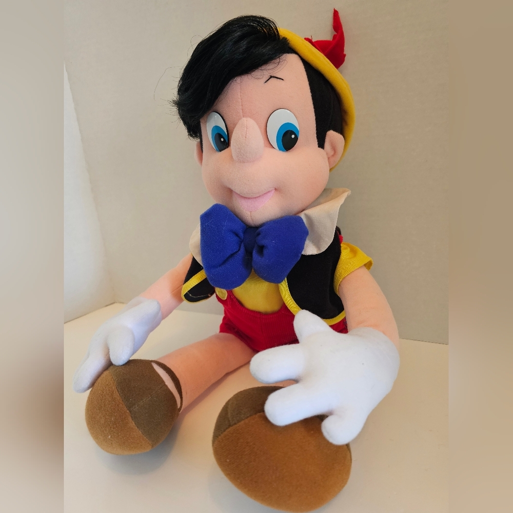 Pinocchio 18” Plush Stuffed Toy Doll Vtg 1992 Mattel Walt Disney - Picture 2 of 8